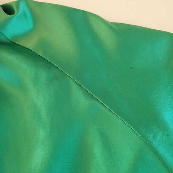 RARE Vtg 80s Sprite Green Nylon Bomber Jacket with Retired Logo Size Large - Picture 15 of 15